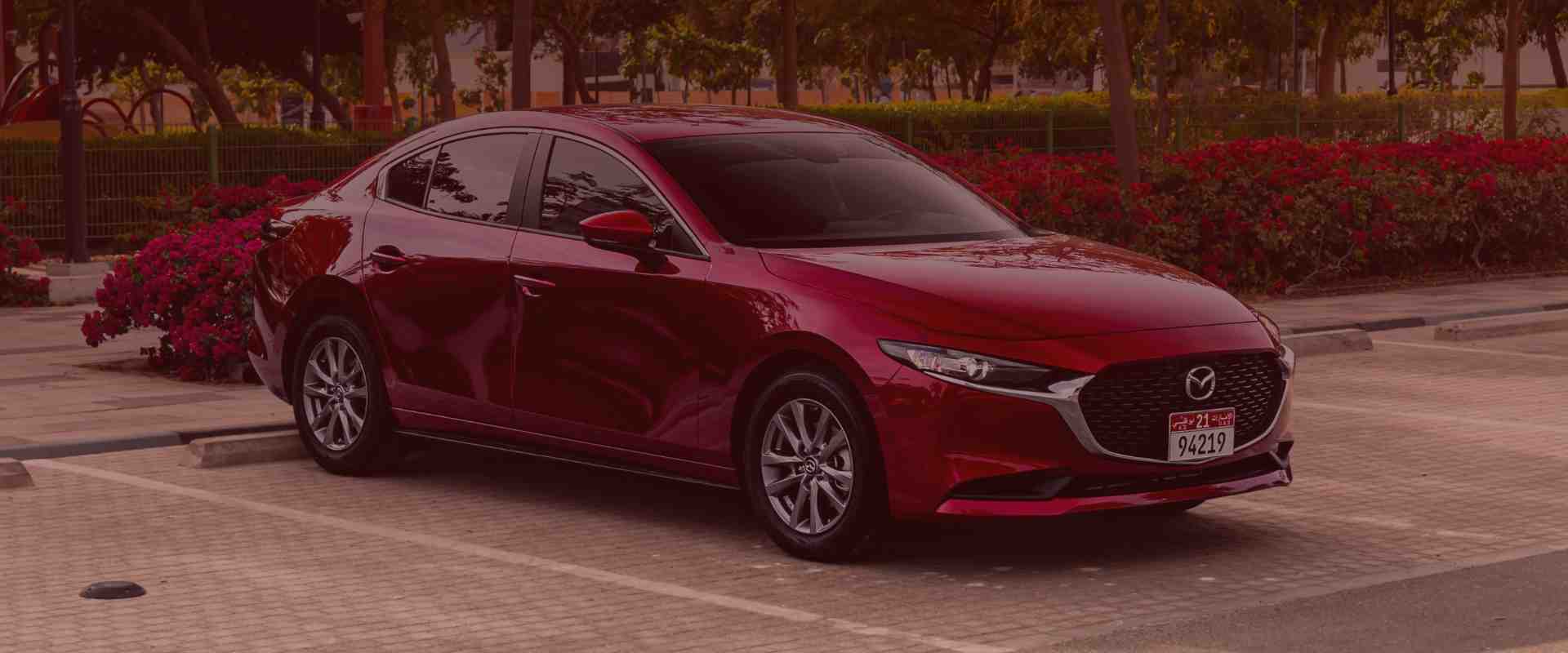 Rent Mazda Cars - Stylish Car Rental in Abu Dhabi - Al Hurr Car Rental Mazda car available for rent at Al Hurr Car Rental in Abu Dhabi